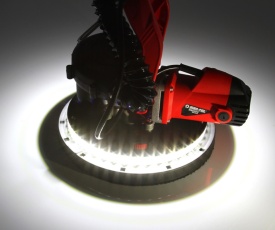 Șlefuitor pentru gips Mar-Pol 225 mm tip girafă pliabilă, cu LED, reglaj turație și sistem de aspirare praf - Img 11