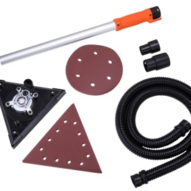 Șlefuitor tip girafă pentru gips-carton KraftDele KD3131, 1500W, cu iluminare LED, 2 capete de șlefuire și furtun 2 m - Img 10