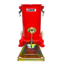 Smarniță cu pedală 15L și furtun 4 m pentru ungere sub presiune, rezervor metalic, model V86132 MaxRom - Img 9