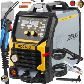Spawarcă invertor KraftDele KD3433 MIG/MAG, MMA și Lift-TIG, 255A, cu funcție SYN MIG și FLUX - Img 2