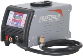 Spotter pentru tinichigerie auto KraftDele KD5992, aparat de sudură în puncte 4200 A cu cărucior și accesorii pentru repararea îndoiturilor - Img 3
