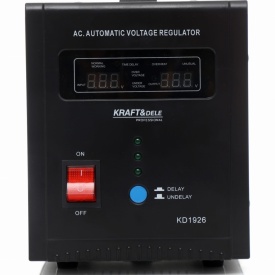 Stabilizator de tensiune AVR 2000VA 230V KraftDele KD1926, protecții multiple pentru aparate și echipamente electrice - Img 8