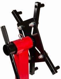 Stand motor și cutie de viteze KraftDele KD1360, 400 kg, cap rotativ 360°, pliabil, cu roți metalice - Img 8