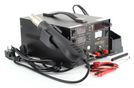 Stație 5 în 1 pentru sudură plastic și lipire cu aer cald KraftDele KD855, control digital, 4 duze - Img 3