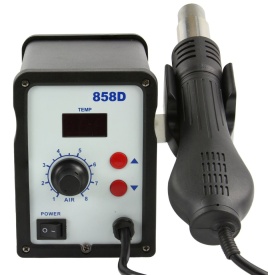 Stație cu aer cald Hot-Air 700W Mar-Pol M55950 pentru lipire, reparații service și prelucrare plastic, 100-500°C - Img 2