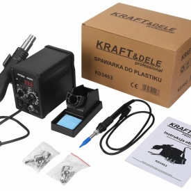Stație de lipire și aer cald pentru plastic KraftDele KD3463, cu afișaj LED și reglaj temperatură - Img 2