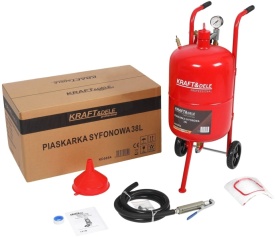 Statie de sablare profesionala cu nisip mobila 38L 400–700 l/min KD5854