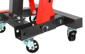 Suport mobil montaj motor Mar-Pol 900 kg (2000 lbs), cu suport rotativ și roți pentru atelier auto - Img 8