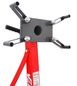 Suport mobil pentru montaj motor și cutie de viteze 900 kg MaxRom, cu cap rotativ 360° și 5 roți metalice pivotante - Img 6