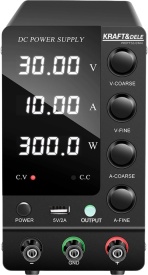 Sursă de alimentare de laborator MaxRom KD5871, reglaj precis 0-30V și 0-10A, cu afișaj pentru tensiune, curent și putere - Img 4