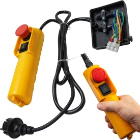 Telecomandă cu fir pentru troliu electric de construcții 300/600 kg MaxRom, control sigur și precis - Img 2