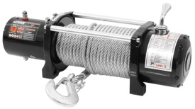 Troliu auto electric VERKE 12V 12000 lbs cu cablu de oțel 24 m, telecomandă radio și cu fir, pentru ATV, off-road și remorci - Img 8