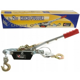 Troliu manual 4 tone cablu 2.5m 6mm winch VERKE V87256 – Kraft&Dele