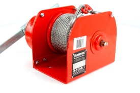 Troliu manual cu cablu 1000kg MAR-POL M80746 – lungime 40m, cablu 8mm, mecanism JHW cu frână ciernă - Img 6