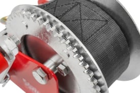 Troliu manual cu manivelă 850 kg, bandă 10 m și cârlig cu siguranță, pentru tractare, tensionare și fixare, MaxRom V87248 - Img 3