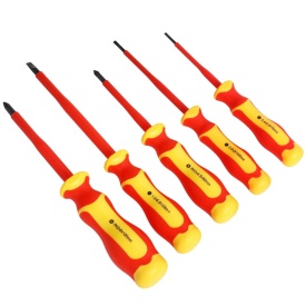 Trusă de scule izolate pentru electricieni KraftDele KD5970 – 11 piese, Protecție 1000V VDE, Oțel CrV, Husă inclusă - Img 5
