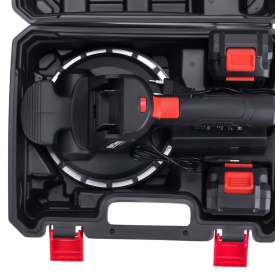 Ventuză vibratoare pentru montaj plăci ceramice 21V 2Ah KraftDele KD10458, cu acumulator și reglaj al vibrației - Img 10