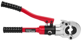 Zaciskarka hidraulică manuală pentru țevi PEX 12T 16-32 mm KraftDele KD5678, cu 11 seturi de bacuri - Img 3