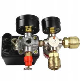 ⚙️ Presostat compresor aer cu 2 căi, cuple rapide și supapă cu reglaj al presiunii de iesire 220V 15A – XM806873 - Img 6