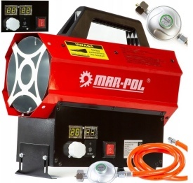🔥 Încălzitor pe gaz Tun pe GPL 30 kW cu afișaj LCD și termostat – XM80929