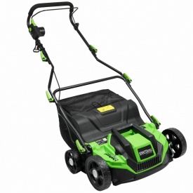 Aerator și scarificator electric KraftDele KD5427, 2400W, 32 cm, colector 40L, reglaj adâncime pentru întreținerea gazonului - Img 6