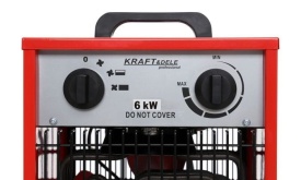 Aerotermă electrică industrială KraftDele KD11722, 6 kW, 380-400V, cu funcție de încălzire și ventilație - Img 8