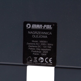 Aerotermă pe motorină Mar-Pol M80951, 12 kW, cameră de ardere închisă, alimentare 230V/12V, cu telecomandă - Img 7