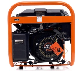 Agregat de curent monofazat KraftDele KD160, 3500W, 230V/12V, pornire manuală, rezervor 15L - Img 7