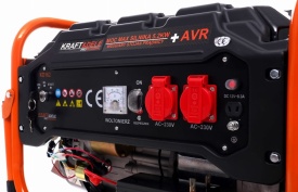 Agregat de curent monofazat KraftDele KD162, 3500 W, 230 V/12 V, pornire electrică și manuală - Img 11
