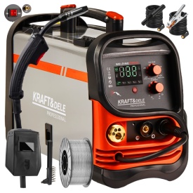 Aparat de sudură invertor IGBT KraftDele KD1883 MIG/MMA/TIG Lift cu gaz sau fără gaz, 230V - Img 2