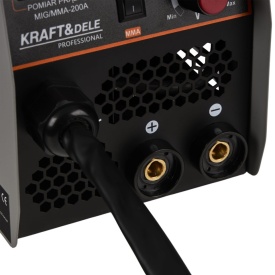 Aparat de sudură invertor MIG/MMA 200A KraftDele KD1788, 2 în 1, compact, pentru oțel și inox - Img 6