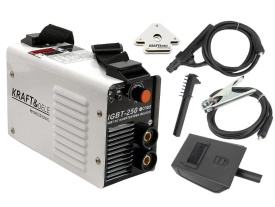 Aparat de sudură invertor MMA 250A 230V KraftDele KD843 pentru lucrări de sudură în atelier, garaj și șantier - Img 7