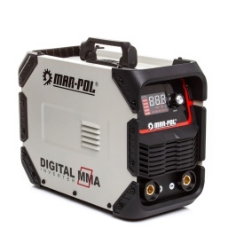 Aparat de sudură invertor MMA Mar-Pol Digital 300A cu tehnologie IGBT, set complet cu cabluri, mască și perie