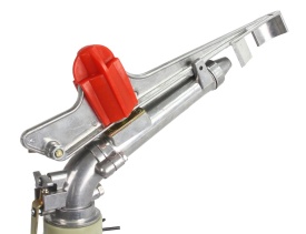 Aspersor agricol Mar-Pol 360° cu 2 duze, racord 2 inch, pe stativ pliabil cu 3 picioare, pentru irigarea culturilor - Img 6