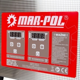 Baie ultrasonică Mar-Pol 10L M90076 pentru curățare precisă a pieselor, componentelor și obiectelor cu forme dificile - Img 8