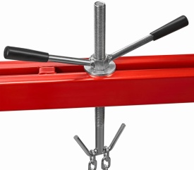 Bară profesională pentru susținerea motorului 500 kg KraftDele KD324, reglaj 72-145 cm, construcție solidă din oțel - Img 7
