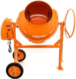 Betonieră electrică KraftDele KD493, 230 L, 1350 W, 230V, cu roți de transport și cuvă din oțel pentru beton, mortar și tencuieli - Img 3