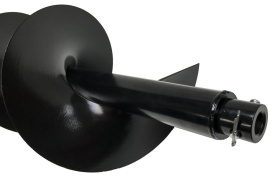 Burghiu pentru motoburghiu 250 x 800 mm MaxRom, din oțel, pentru găuri în sol și lucrări de forare - Img 6