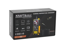 Cameră endoscopică profesională KraftDele KD5540 – Ecran 4.5" IPS, Cameră Dublă HD (Față/Lateral), Cablu 5m, Acumulator 3000mAh, IP68 - Img 2