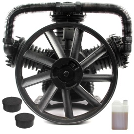 Cap compresor aer profesional HW-3090 MAR-POL M806824 – 3 pistoane, debit 1150 l/min, presiune 12.5 bar, cilindri fontă