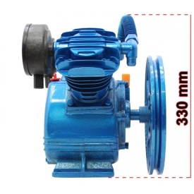 Cap compresor de aer 2 pistoane in V 400l/min 2.2-3kW 10 bari + teava de racord – Kraft&Dele