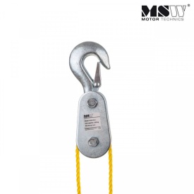 Carlig pentru troliu 2.000 kg - Ø 5 mm MSW-UR-2 10060091 – Kraft&Dele