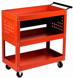 Cărucior atelier KraftDele KD366 – 4 sertare, roți cu frână, mobil, organizare scule, construcție metalică - Img 3