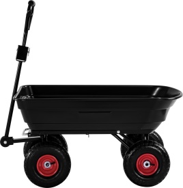 Cărucior de grădină și transport KraftDele KD3127, 75 L, sarcină maximă 300 kg, cu funcție de basculare - Img 4