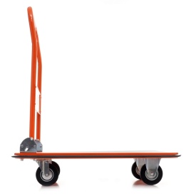 Cărucior platformă de transport KraftDele KD3090, capacitate 300 kg, mâner rabatabil, pentru depozit, atelier și livrări - Img 5