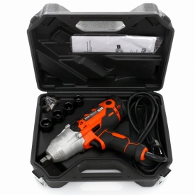 Cheie de impact electrică KraftDele KD1556, 2200W, 720 Nm, pătrat 1/2 inch, cu 4 tubulare și valiză de transport - Img 8