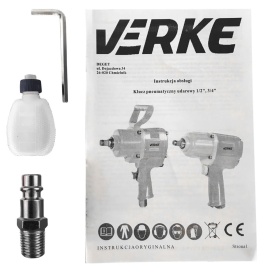 Cheie pneumatică de impact 1/2 inch MaxRom V81421, 750 Nm, set cu tubulare și prelungitor pentru service și vulcanizare - Img 11
