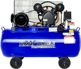 Compresor de aer cu ulei KraftDele 100L, 3,4 kW, 400V, 8 bar, 580 L/min, model KD4055 pentru atelier și aplicații profesionale - Img 3