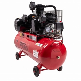 Compresor de aer cu ulei KraftDele KD1477, 100L, 3 pistoane, 5,2 CP, 8 bar, cu separator integrat, transmisie pe curea - Img 4