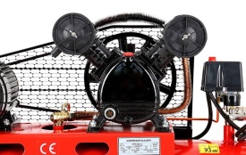 Compresor de aer cu ulei KraftDele KD404, 100L, 400V, motor cu 2 pistoane, pentru atelier și aplicații pneumatice - Img 10